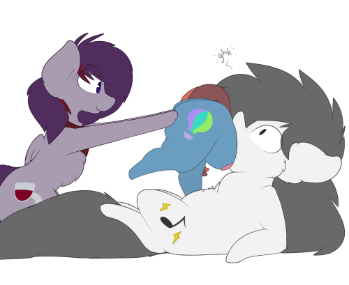 nom-sympony:  Revenge, AKA what I’d originally intended for Pep’s and Cirrus’