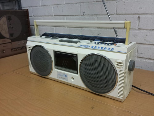 Hitachi TRK-P6E Ghetto Blaster, 1986