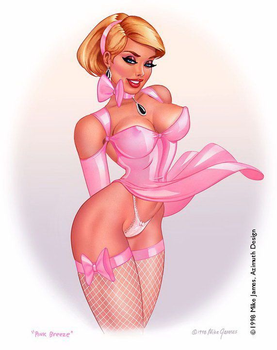 Sexy cartoon pin up girls nude