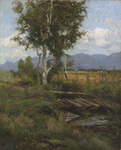 blastedheath:  Homer Dodge Martin (American, 1836-1897), Toward the Adirondacks. Oil on canvas, 32 x 26 in. 