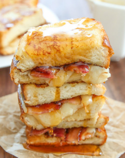 nom-food:  French toast bacon grilled cheese