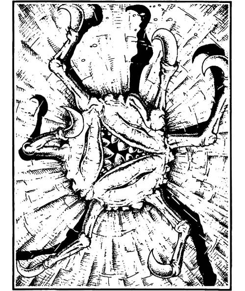oldschoolfrp:Krarshtkids are “nasty large scuttling things like giant crabs,” creat