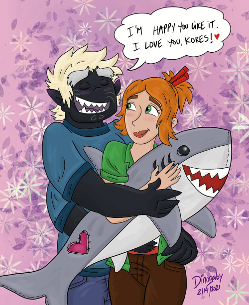 Some soft GarmaKoko for Valentine’s Day! :3 Cause it’s no secret that Garmadon loves to 