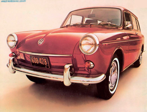 Advertising folder for VW Variant in the USA, 1960s. Volkswagenwerk, Germany. If it&rsquo; not a sta
