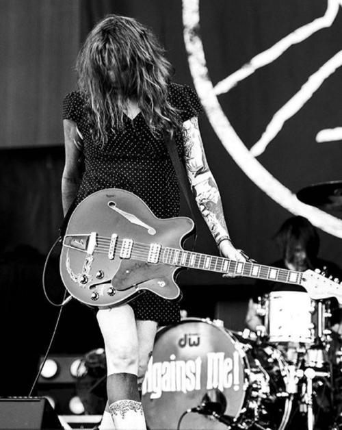 fuckyeaholdschoolpunkrock: Laura Jane Grace. (Against Me!)