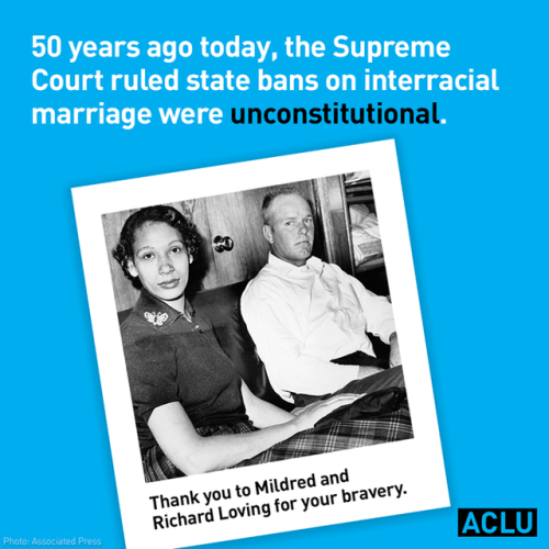 In 1967 there were still 17 states that banned marriage between whites and non-whites (16 former sla