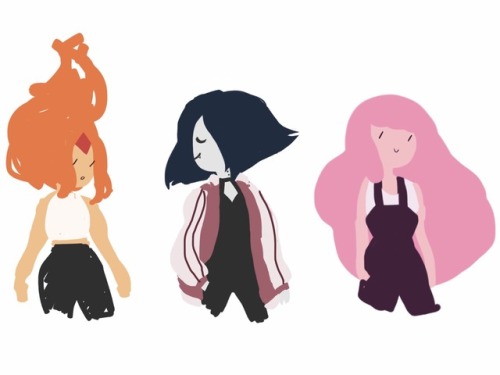 unabashedlymysticalnacho:Adventure time gals