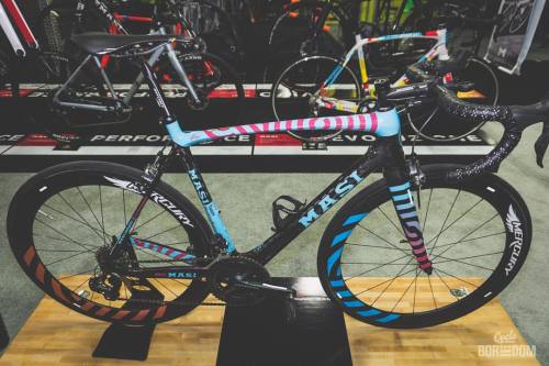 cycleboredom: Still thinking about the colors on the @masibikes at #Interbike. Like the one in the b