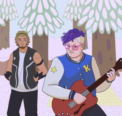 My fave cool dudes to end 2017! This was a lot of fun to do XDNext year I wanna get better at colour