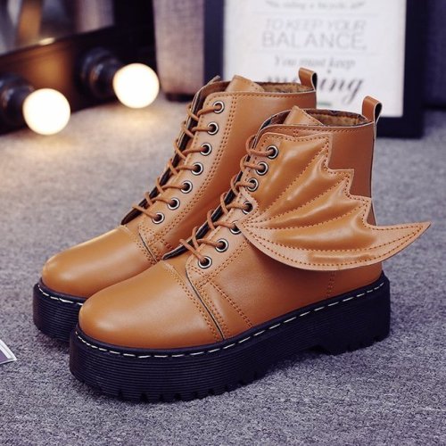 niseu:Cool Little Devil Wing Ankle Boots► discount code : Joanna15