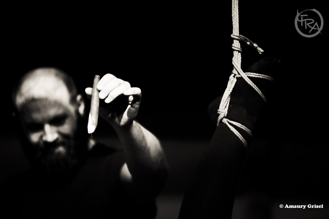 amaury-grisel-shibari:  Jack TheWhipper &amp; Meg performing at LFRAPhotography