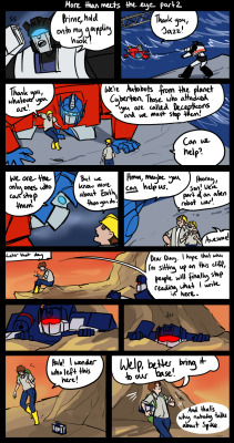 herzspalter:  More than meets the eye Part 2 In which Megatron takes over a dam (something that happens rather often in Transformers shows), Rumble creates a tidal wave underwater which means he can’t produce horrible puns, Soundwave is the most useful