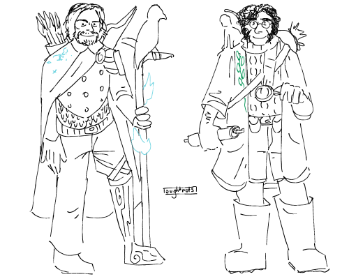 oughtnots:terror characters as dnd classes, part two! part one herefeaturing ranger blanky, druid/wi