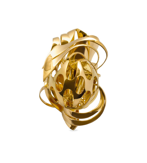 “Frank Stella” Ring,Inspired by baroque artists, who developed illusionistic “tricks” to convincingl