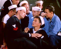 thismeanshardy:Frank Sinatra and Gene Kelly in Anchors Aweigh