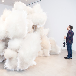 pacegallery:  Tara Donovan Extended: We are pleased to announce that Tara Donovan, an exhibition of the artist’s monumental sculptures, has been extended through August 15. Stop by 534 West 25th Street, snap some photos and share them with us on social