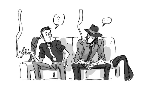 A bunch of quick Lupin-related stuff ( @jeananasartblog YOU KNOW WHAT YOU DID )