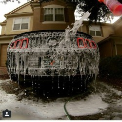 chemicalguys:  Loving my new foam blaster! #chemicalguys #foampuddle #smellsgood #mustang #goprohero3 thanks @kristang for sharing you passion and welcome to the CG family.