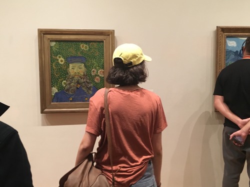 aimlessdreamerpaints:hmm..today i causally went to go see my soulmate vangogh & his artworks at 