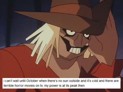 jonathan-cranes-mistress-of-fear:BTAS Scarecrow + Halloween Text Posts BONUS: