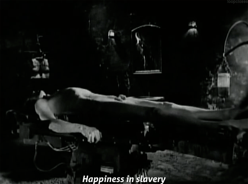 loopcloses:  Happiness In Slavery 