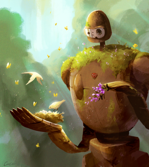 celine-kim:Castle in the Sky fan art!