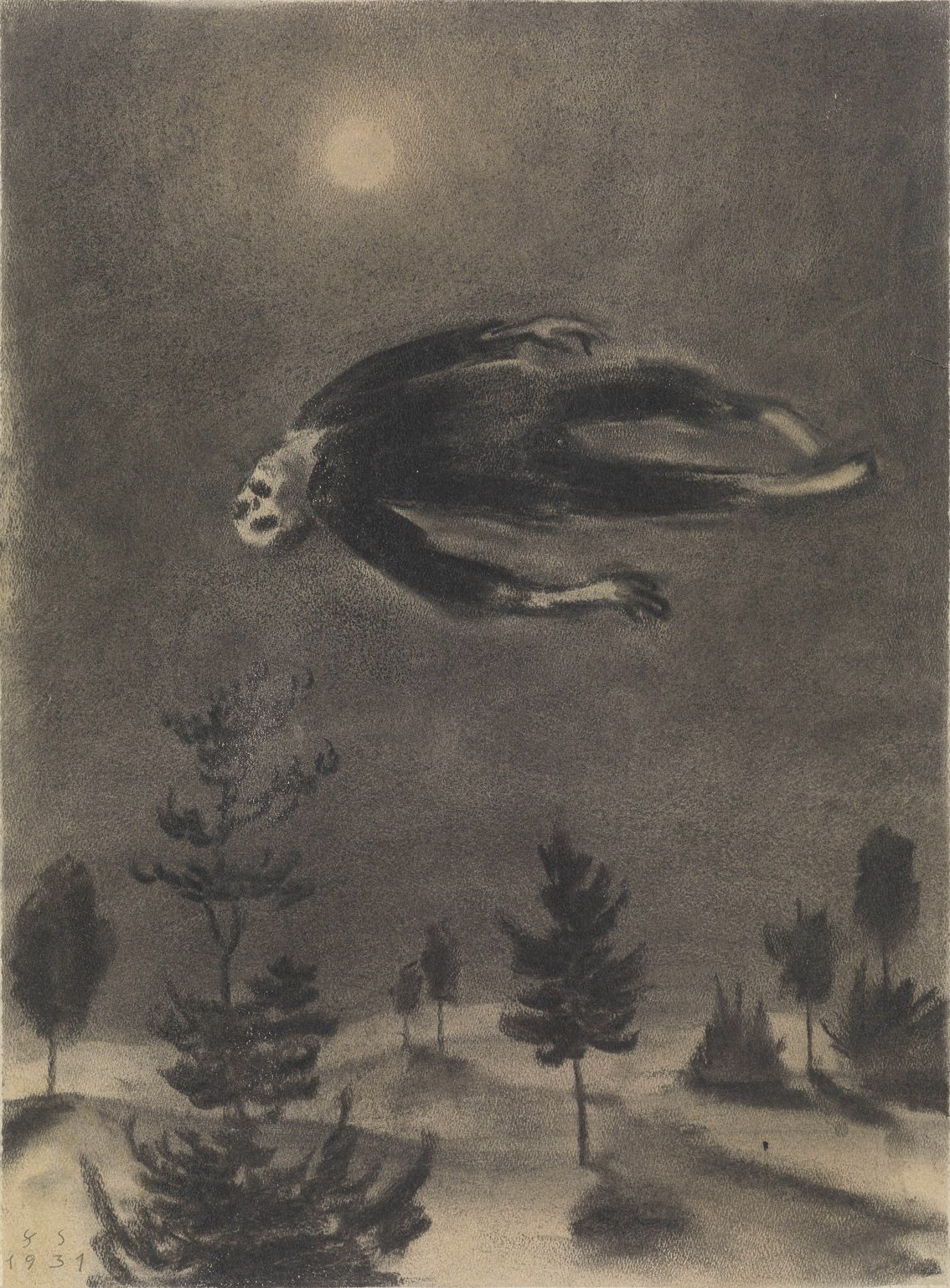 lunasabatica: Franz Sedlacek: Ghost over the Trees, 1931. 