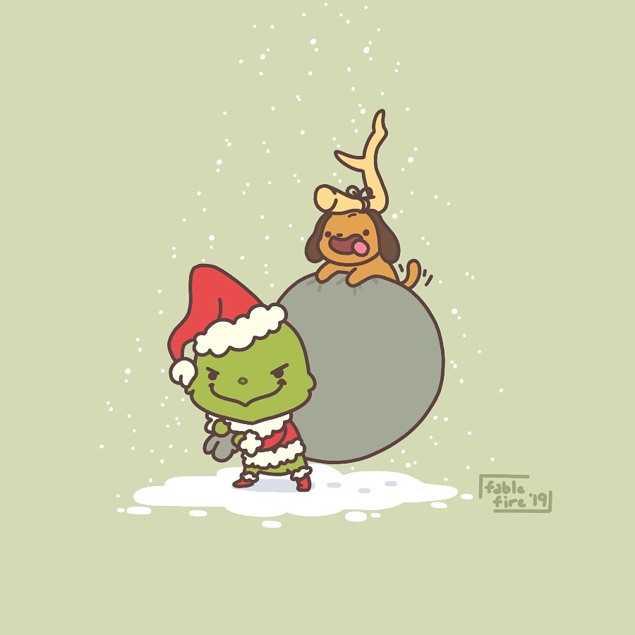 fablefire — 2019s Grinch and Max.