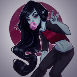 cyarindraws:  A bit of Marceline for today.