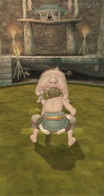 twili-midna:  Sumo Wresling in Ordon 