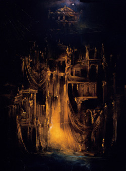 ghoulnextdoor:  Illustrations from The Phantom of the Opera.  Anne Bachelier.