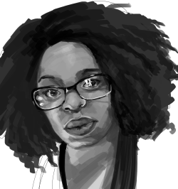 hardgaze:  It was a long time ago that I asked, but browngirlblues thank you very much for letting me draw you! This was a great study experience, I hope you like it.  Oh my god I love this!!