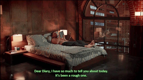 bigdeesmallworld:  gifset: Selections from Oliver Queen’s Diary 