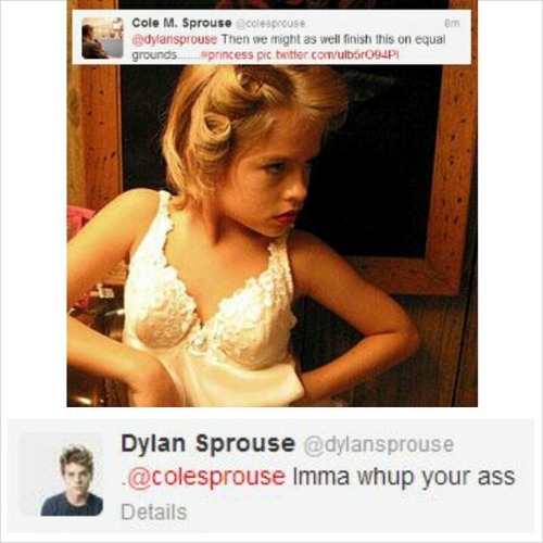 the1dlifeforme:Ladies and gentleman, 21 year old twins and child stars Dylan and Cole Sprouse.