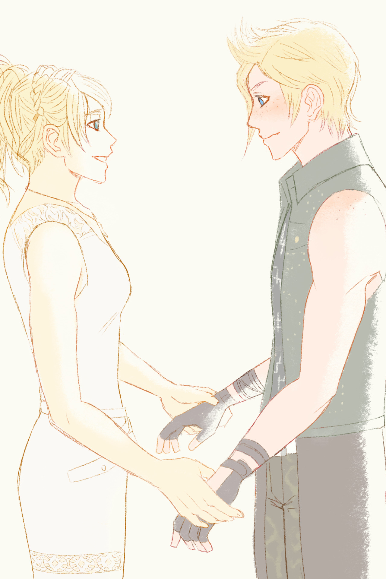 onpanwa: “Prompto Argentum, it is a pleasure to finally meet you.”