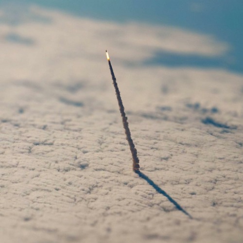 rachemeteor:casadelsoulman:Tilt-shift photo of the space shuttle Endeavor by NASAOh my god. How smal