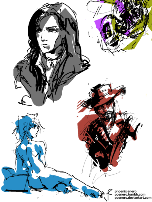 10-20 minute pixel brush sketchesa lot to work on&hellip;