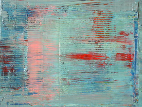 Niki Hare (British, b. 1971, UK) - Aqua Lake, 2014   Paintings: Oil on Canvas 