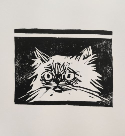 I Got Possessed By The Printmaker's Urge This Past Week And Have Been Carving A Different Block Every