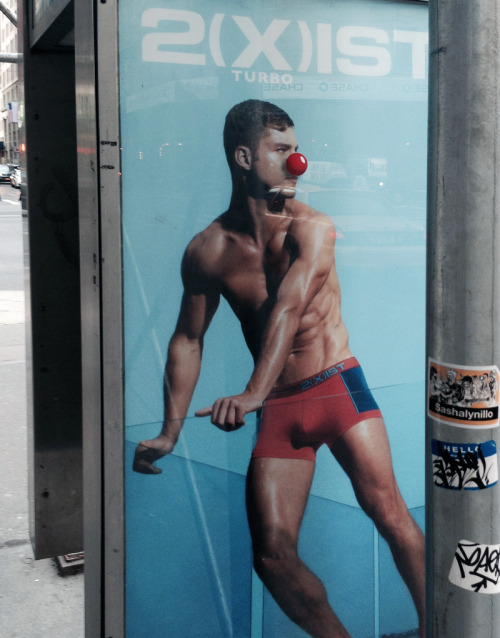 Here&rsquo;s a new ad hijacking project by Ji Lee called &quot;Clownify Stick
