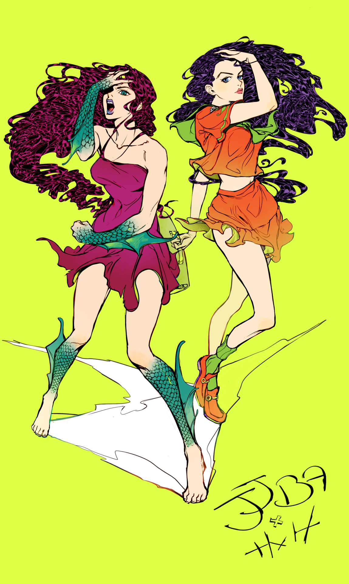 alderion-al:  Literalmente… una ensalada de JJBA x HxH 