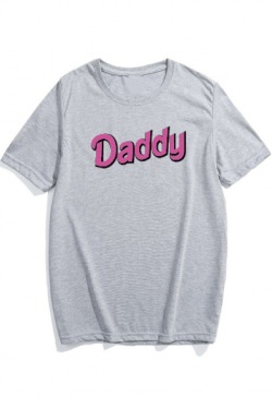 Oliviaqueenus:  Unisex Letter Printed Tees(On Sale)Daddy // Good Girls&Amp;Amp;Bad