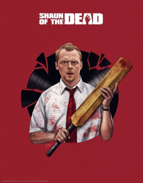 pixalry:  Simon Pegg Cornetto Trilogy - Created by Sam GilbeyPrints available for sale at the Artist
