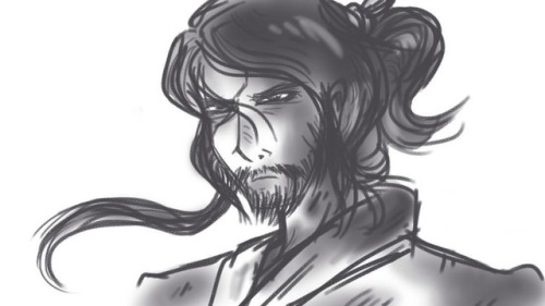 Samurai guy. #samurai #japanese #sketch #digitalart #blackandwhite #art #artist