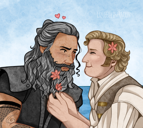 &hellip;Always important to braid your co-captain’s beard.&mdash;&mdash;&mdash