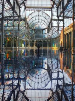 Pvnkbaby:    Palacio De Crista (Crystal Palace) In Madrid, Spain 