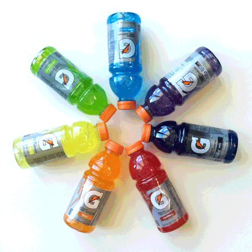gatorade:  Everyone has a favorite on the flavor wheel.