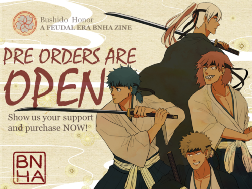 bushidohonorzine:《- Preorders are now open! -》Bushido Honor Zine is a perfect bound, 6 x 9 fanzine