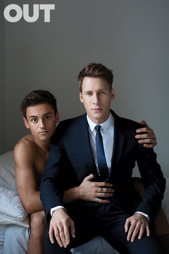 themenlove:  Tom Daley and Dustin Lance Black 💙💚💛💜
