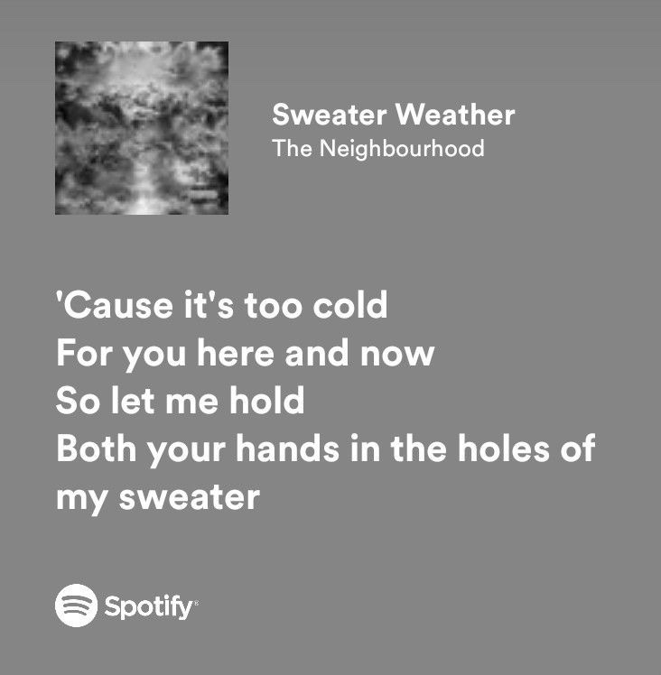 The Neighbourhood - Sweater Weather (Tradução)